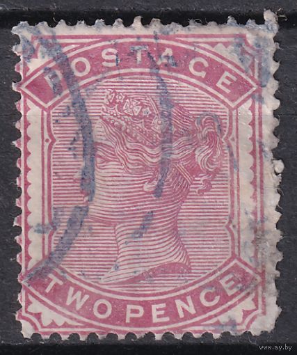 39.Br. Великобритания. Виктория. Стандарт. 2p. 1880 г. Mi.#58.