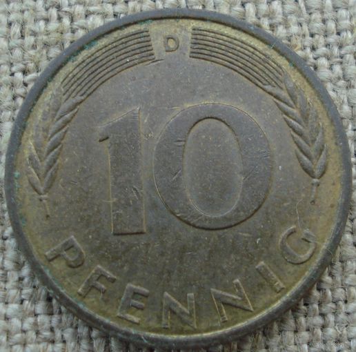 10 пфеннигов 1984 D Германия