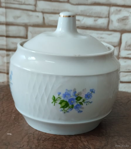 Сахарница СССР, Добрушский фарфоровый завод (Добруш), 1978-1991 гг.