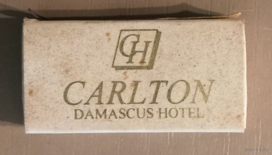 Спички, спичечные коробки 5 х 2.5 х 1 см, Сирия, Дамаск, отель "CARLTON"