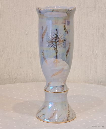 Ваза "Христос Воскресе" фарфор скульптор Федусь А.Я. клеймо F Минский Ф-ФЗ Беларусь ХХ век.