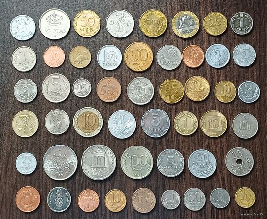 50 монет без повторов с РУБЛЯ