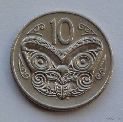 Новая Зеландия 10 центов. 1982 г.
