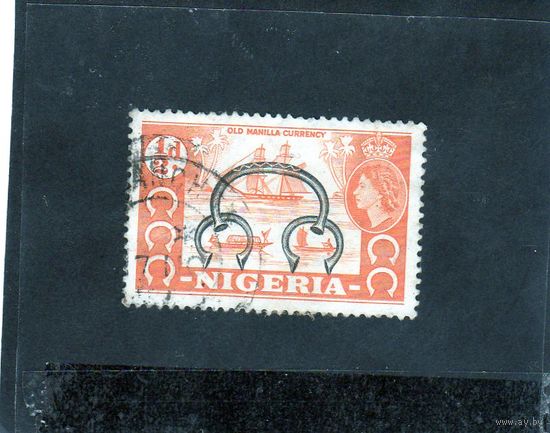 Нигерия.Ми-71.Старая валюта Маниллы. Корабль.1953.
