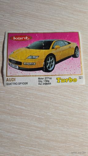 Вкладыша от жвачки TURBO 321