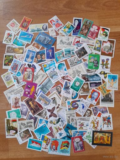 100 чистых марок СССР