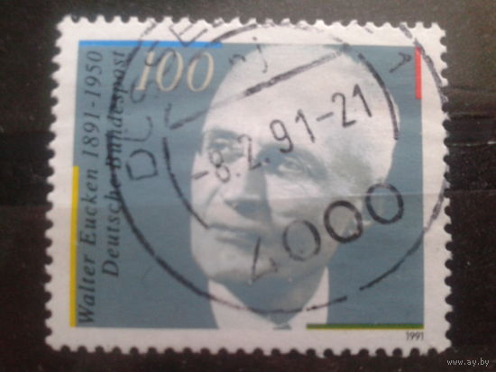 Германия 1991 политэконом Михель-0,8 евро гаш.