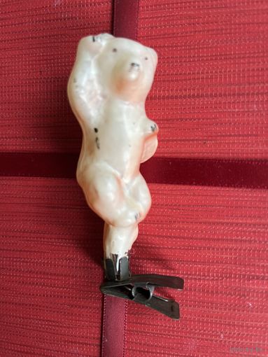 Ёлочная игрушка мишка танцующий