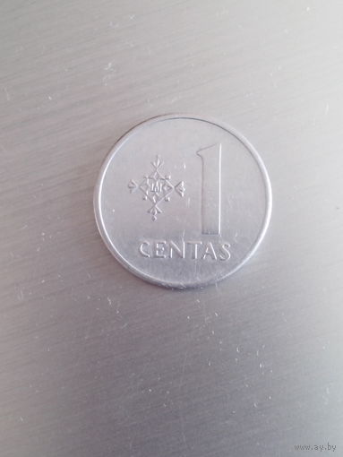 1 цент 1991 год. Литва.