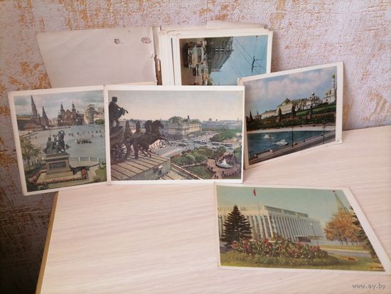 Набор открыток Москва 1963г 24шт.Художник Г.Сотков тираж 150шт.