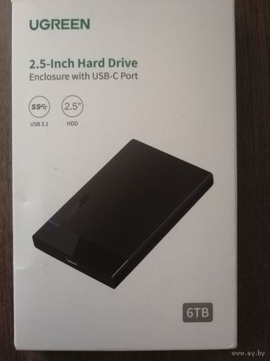 Бокс для накопителей 2.5" SSD Ugreen 50743 USB3.1