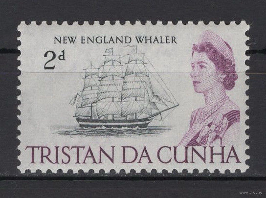 Тристан да Кунья /Tristan da Cunha 1965** Парусный корабль Елизавета II