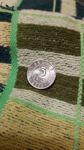 Белиз 5 центов 2003г.