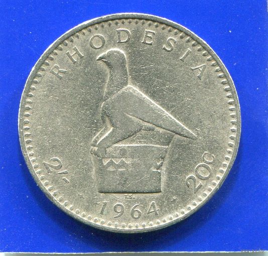 Родезия 2 шиллинга , 20 центов 1964