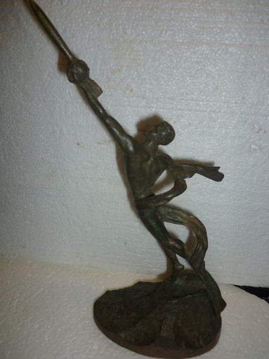 Бронзовая Статуэтка. Через тернии к звёздам. НИМОР. СССР