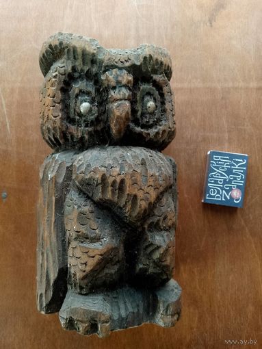 Сова Резьба по дереву времен СССР