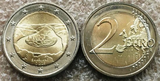 Германия, 2 евро 2025 г. "Федеральные земли Германии - Петля Реки Саар, Зааршлайфе"
