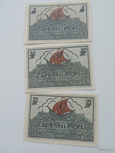Серия нотгельдов 3шт (10)