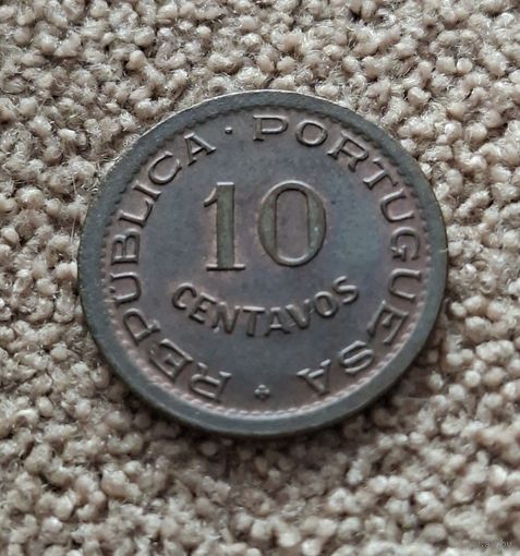 Ангола 10 сентаво, 1949 300 лет войне за Независимость aUNC