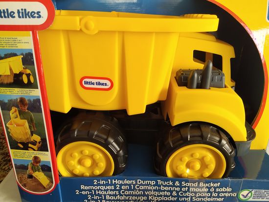 Самосвал-трансформер+две машинки с ручкой( MGA Entertainment)одним лотом