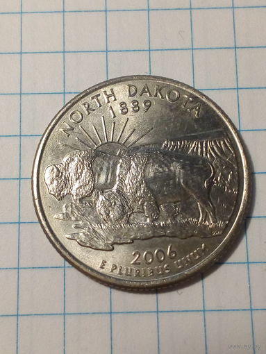 25 центов США 2006 год дакота
