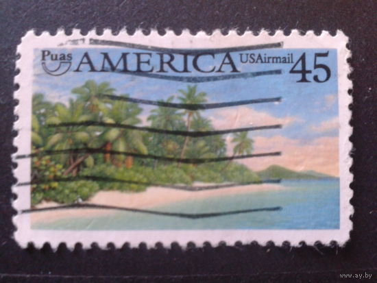 США 1990 авиапочта Америка