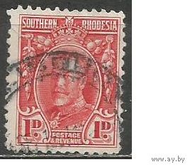 Южная Родезия. Король Георг V в морской форме. 1931г. Mi#16.