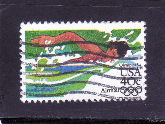 США.Спорт.Плавание.Олимпийские игры.Сараево.1984.