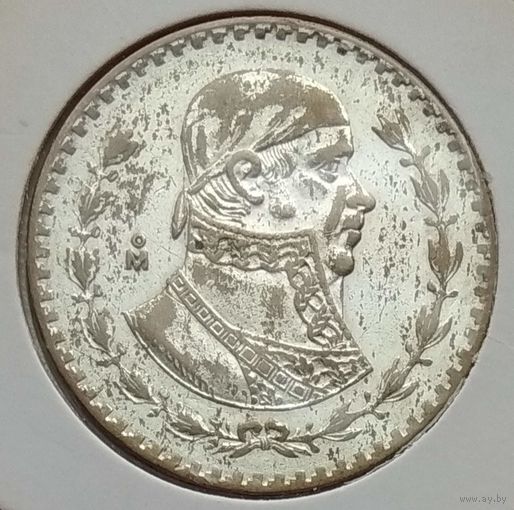 Мексика 1 песо 1963 г. В холдере