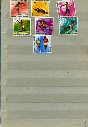 ГВИНЕЯ, 1976,    СПОРТ, ОЛИМПИАДА,         7м