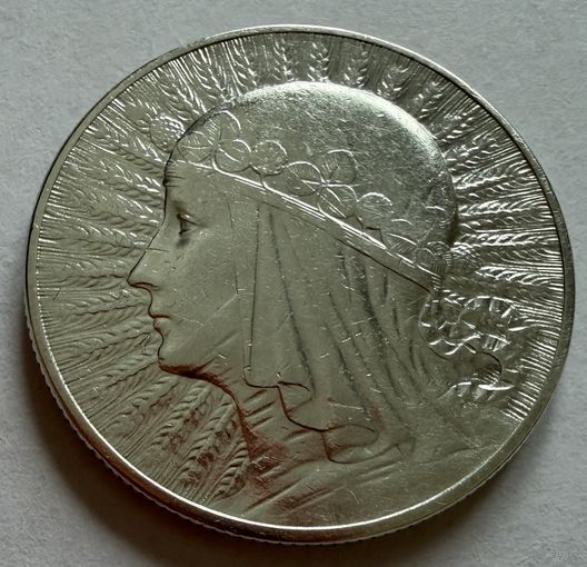 5 злотых 1934 г.  Польша.  Ядвига.  Серебро