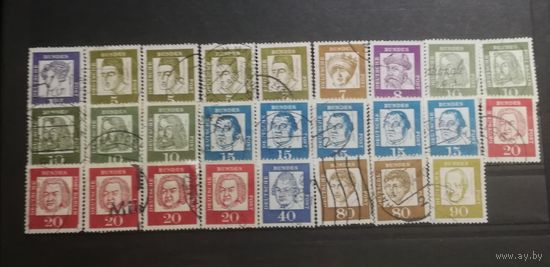 Германия ФРГ 1961 Личности