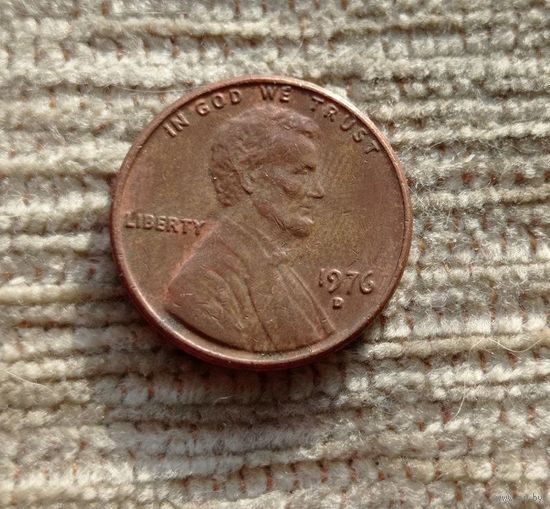 Werty71 США 1 цент 1976 D