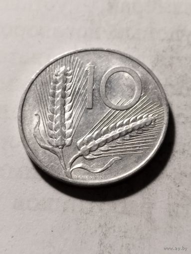 Италия 10 лир 1953