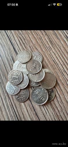 Водочные жетоны серебро