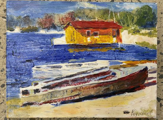 Картина (На озере) С.Радченко 2011г