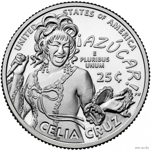 США 25 центов, 2024 P Селия Крус UNC