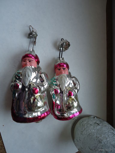 Елочная игрушка  СССР . Дед Мороз . Цена за 1