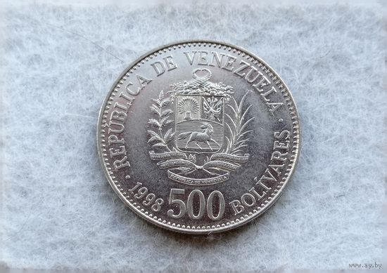 Werty71 Венесуэла 500 боливаров 1998