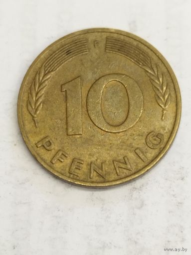 Германия 10 пфенинг 1984 F