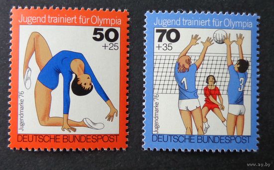 Германия, ФРГ 1976 г. Mi.882-885 MNH** полная серия