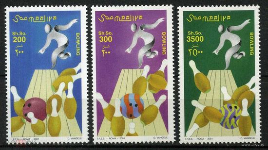 СОМАЛИ 2001 г. СПОРТ - БОУЛИНГ  MNH