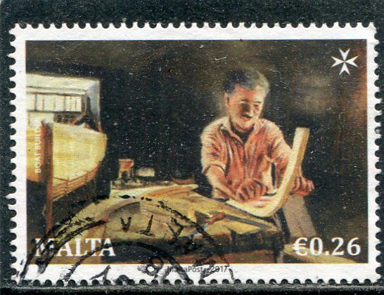 Мальта. Профессии. Изготовление лодок