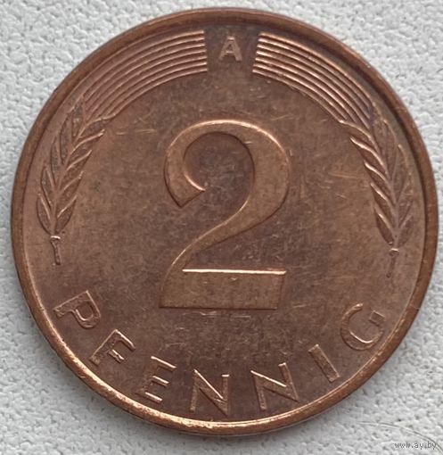Германия 2 пфеннига 1995 г. A
