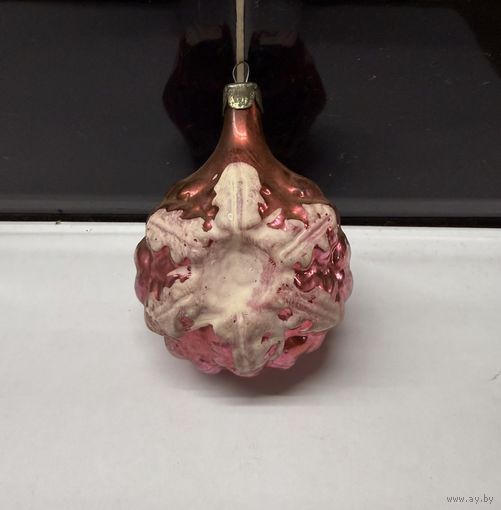 Ёлочная игрушка Снежинка СССР К.9