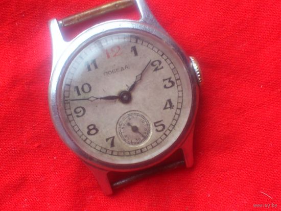 Часы СТАЛИНСКАЯ ПОБЕДА 12 КРАСНАЯ, 1 МЧЗ им. КИРОВА, из СССР 1955 года, ВИНТАЖ