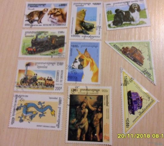 10 марок Камбоджа - лот 8