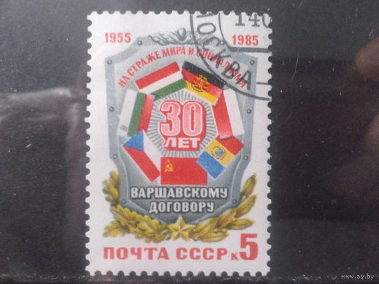 1985 30 лет Варшавскому договору, флаги