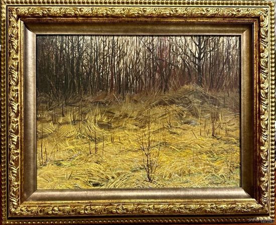 Шкарубо В.Ф "Сумерки", 1995г. Картон, масло. Размер 30х40 см.