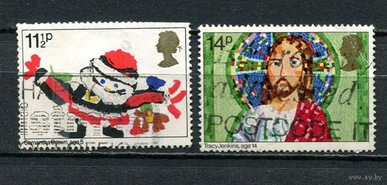 Великобритания - 1981 - Рождество - 2 марки. Гашеные.  (Лот 1JC)-TG3P59